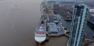 Mooring lines are clashing with fender at new ferry terminal