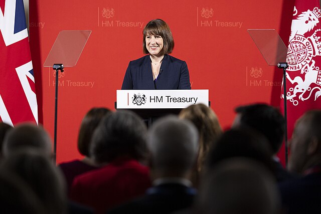 Chancellor Rachel Reeves delivers her first speech on the UK economy, at HM Treasury