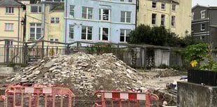 Douglas Town Square is reduced to rubble