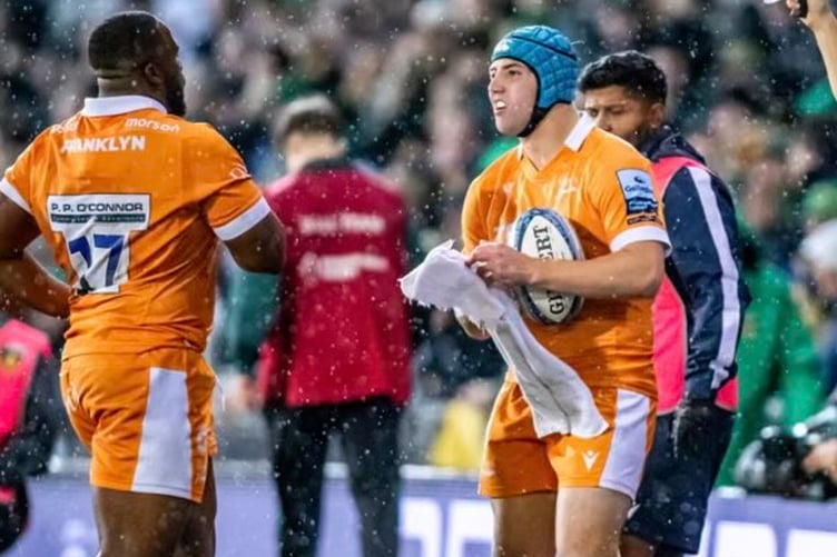 Harry Thompson recently came off the bench during Sale Sharks' Gallagher English Premiership clash at Northampton Saints (Photo: Sale Sharks)