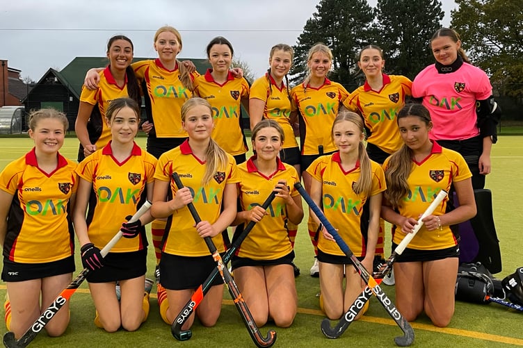 The Isle of Man girls side that defeated Bowden in the EH Girls Under-16s Tier Two KO Championships at the weekend