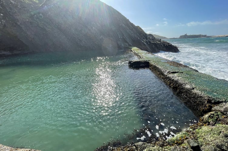 The old outdoor pool at Peel
