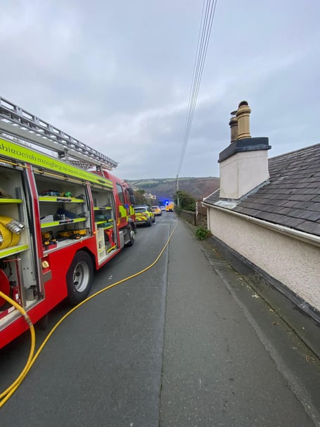 There were three casualties after a two-vehicle collision on Old Laxey Hill on Saturday, November 9, 2024