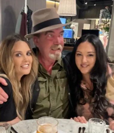 Tony Miskimmon (centre) with his daughters Lani (left) and Nikki (right)