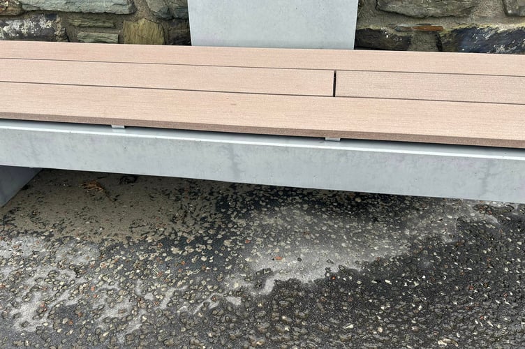 Douglas City Council say cracks in the benches were identified during the unpacking of the delivery and that the supplier has agreed to replace the benches free of charge