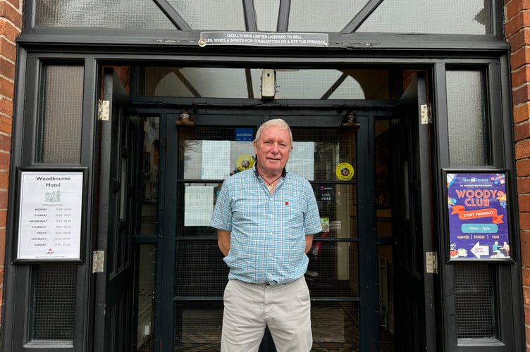 Trevor Latus is one of the island's most recognisable pub managers 