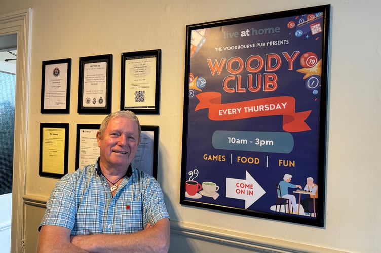 Trevor said he'd like to see other pubs across the island have a warm space initiative 