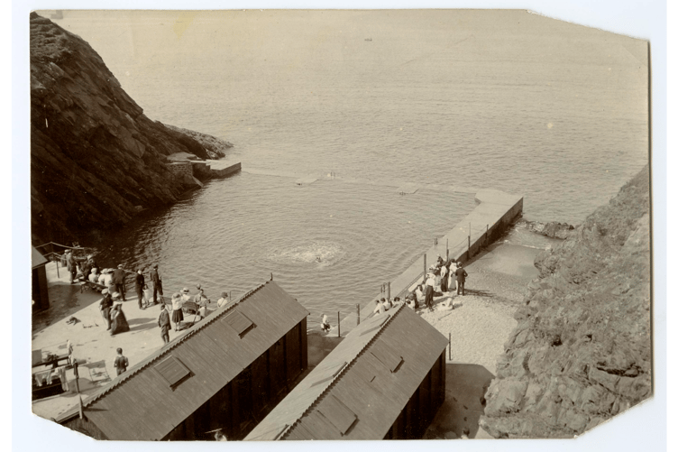 The old Peel lido courtesy of the imuseum