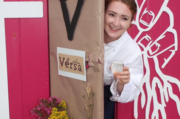 Pippa Lovell at the launch of Versa pop up restaurant at Foraging Vinterns in 2019