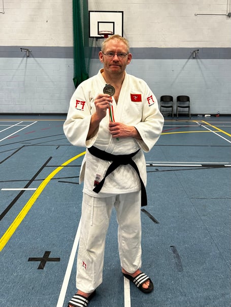 Chris Horton after winning gold in Dublin last month