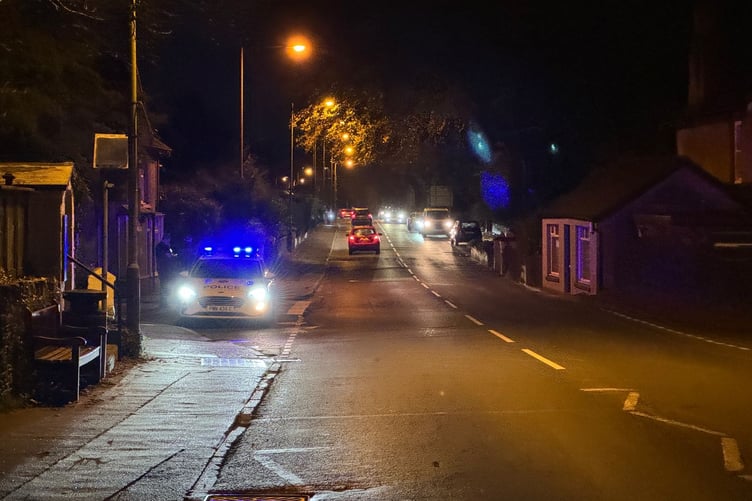 Police incident in the parish of Marown