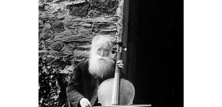 Thomas Taggart in Grenaby playing the cello