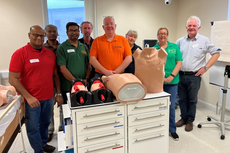 The new chest and airway (neck) mannequins are invaluable for teaching practical skills like inserting test drains into injured patients