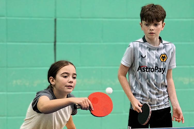 Sydnie Weaver and Rhys Bufton in action for Travellers F in Division Three last week (Photo: Malcolm Lambert)