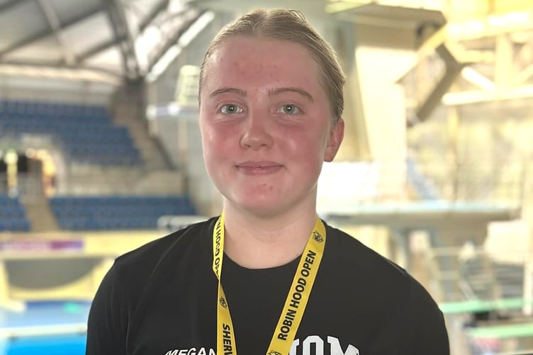 Megan Cowley clinched a bronze medal in the 16-and-over 200m butterfly in 3:14.92