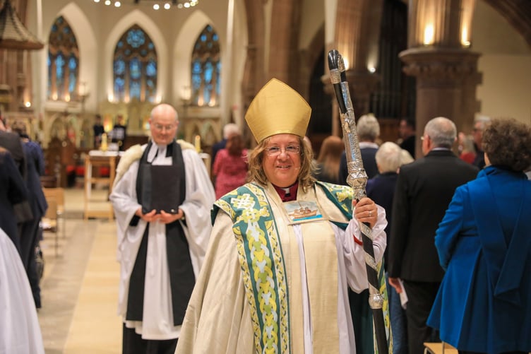Enthronement of Bishop of Sodor and Man, The Venerable Patricia Hillas at Peel Cathedral. Photo by Callum Staley (CJS Photography)