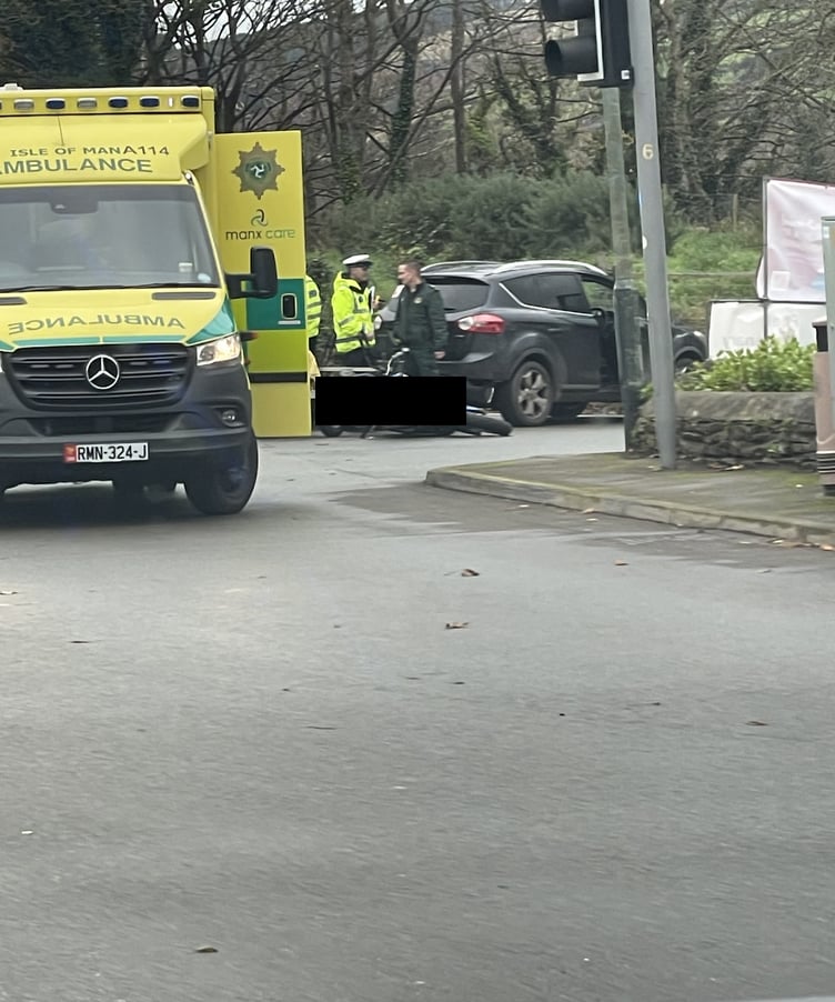 Scene of the crash in St John's