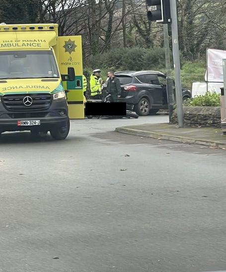 Scene of the crash in St John's