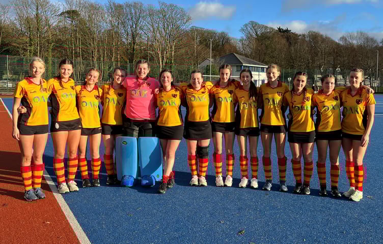 The Oak Group-sponsored Isle of Man team that faced Chorley Phoenix in round two of the England Hocket Under-18s Tier Two Knockout Championships at the NSC