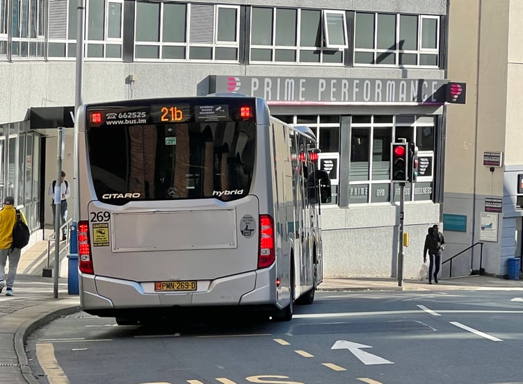 Bus on Prospect Hill, Douglas