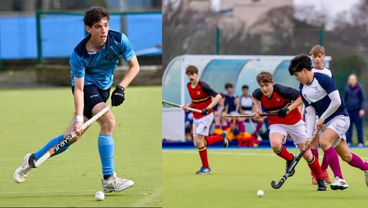 Joe Savage (left) and Angus Mo have been selected to join the Scottish under-18 and u16 junior development squads respectively