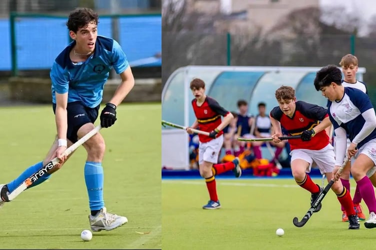 Joe Savage (left) and Angus Mo have been selected to join the Scottish under-18 and u16 junior development squads respectively