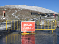 Mountain Road closed due to heavy snowfall