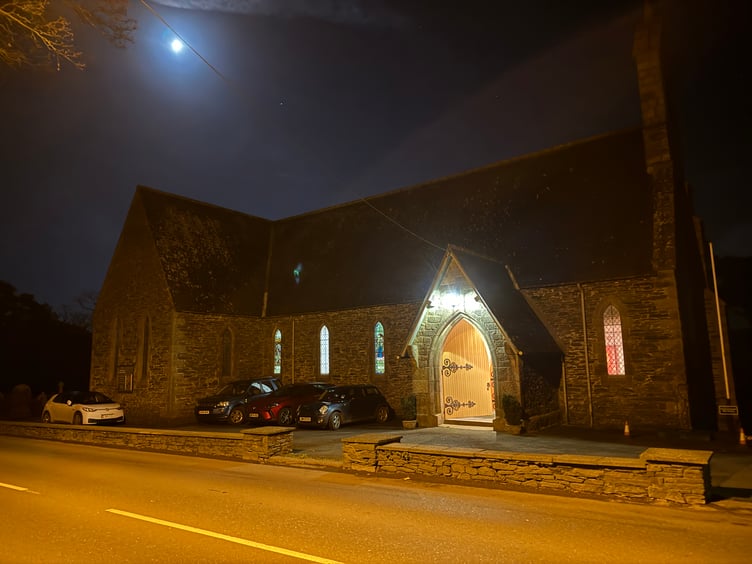 The road traffic collision has occurred near to Marown Church on the A1 Main Road