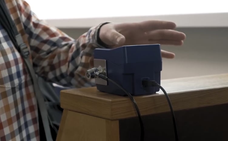 A fingerprint scanner has been introduced at Ronaldsway