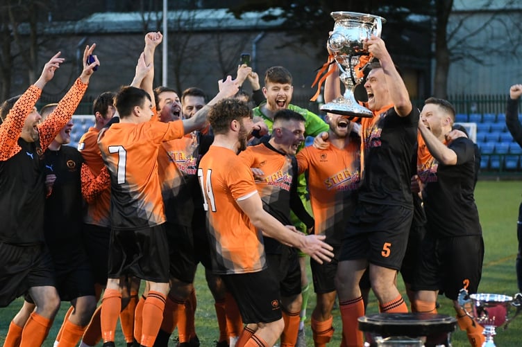 Ayre United are the reigning Railway Cup champions, having beaten Peel in last year's final at the Bowl (Photo: Dave Kneale)