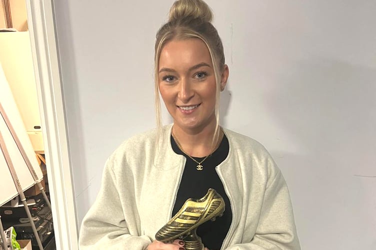 Douglas Royal's Caitlyn Smith was named as the winner of the Women’s Player of the Month award