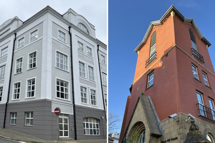 The GSC is based at St George's Court (left) while the FSA's HQ is at Finch Hill House (right)