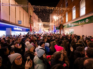 Crowds flock to Strand Street for Douglas Christmas lights switch on