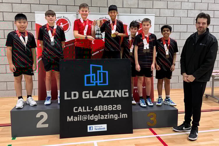 Jet Woon and Jasper Corlett triumphed in the boys doubles category of the under-13s championship