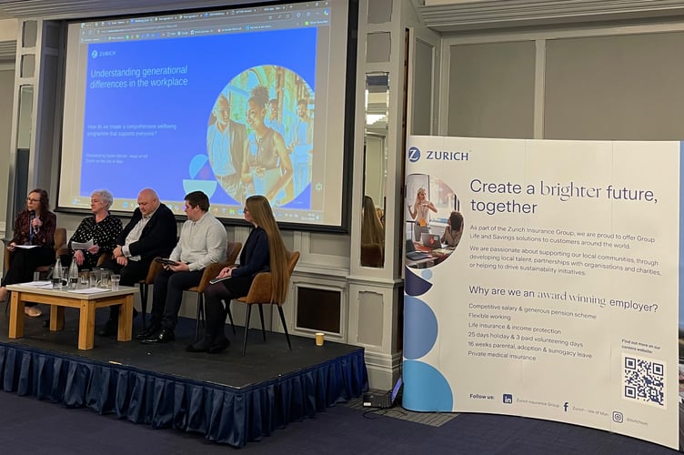 The conference began with a presentation and panel discussion led by Zurich which focused on understanding generational differences in the workplaces