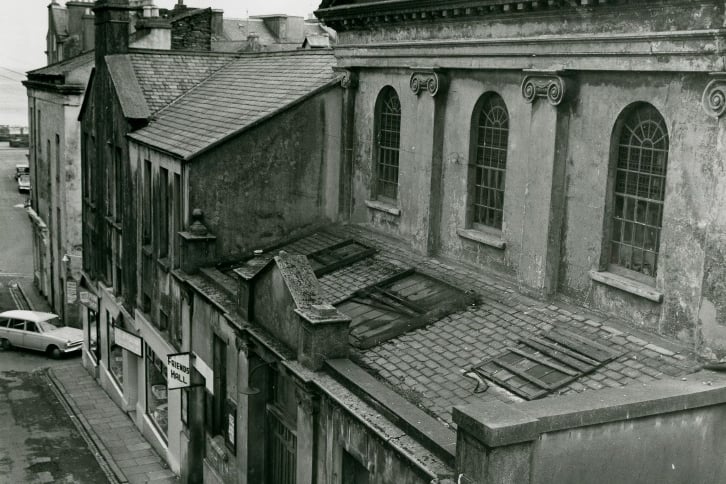 Some of the grander buildings in the Well Road Hill area of Douglas