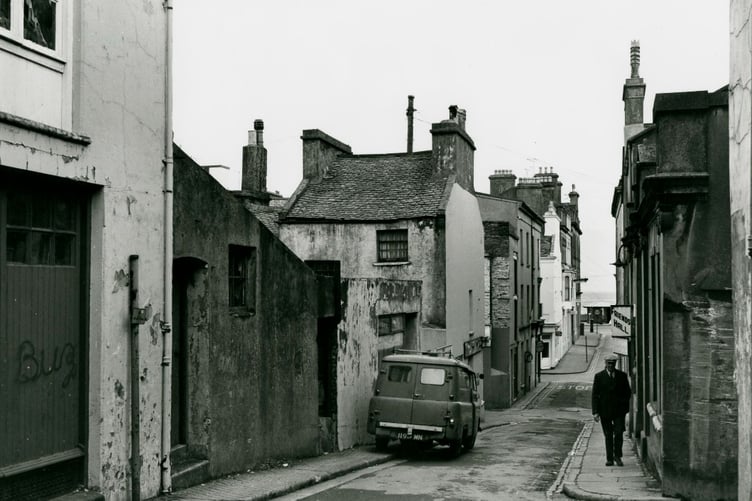 Well Road Hill in Douglas before the area was redeveloped