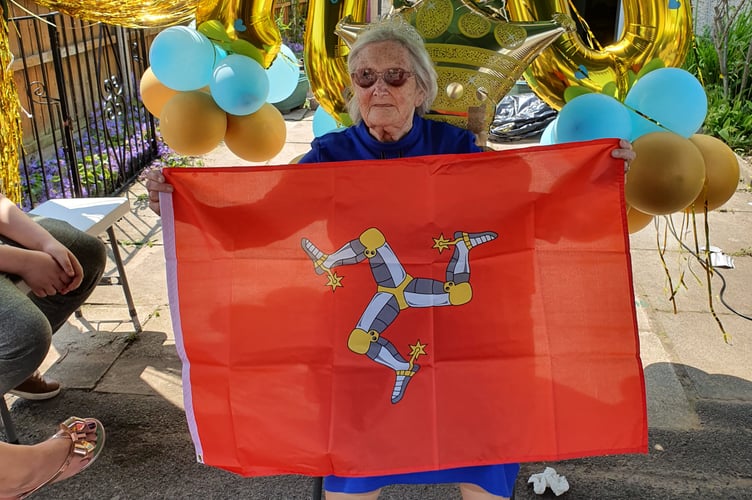 Flashback to Doreen's 100th birthday street party in June 2020