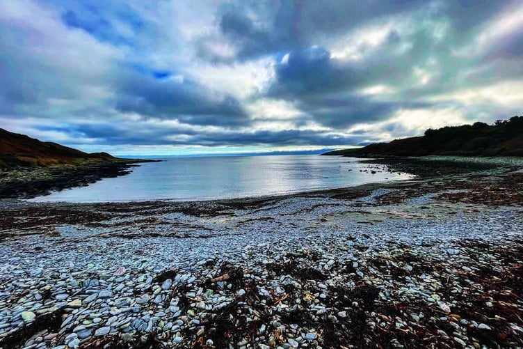 Port Mooar beach at Maughold