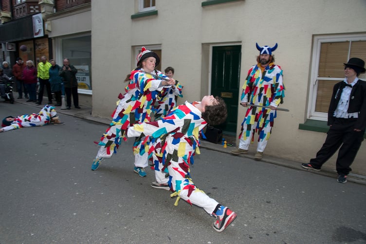 The White Boys play being performed
