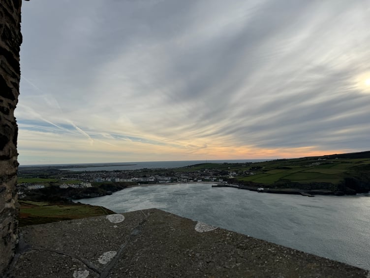 Cloudy conditions in Port Erin last month