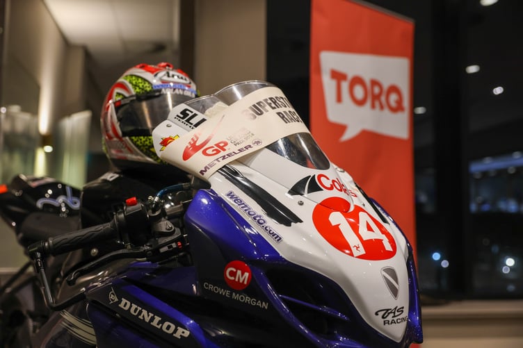 The 14 Ball bike on display