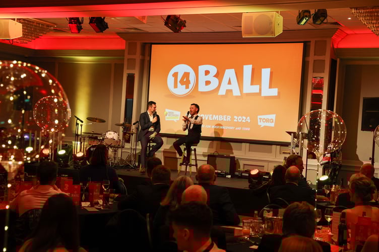 The Ball included a lavish meal, live musical entertainment and an auction