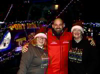 Pictures as Young Farmers' 2024 Christmas Tractor Run begins