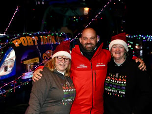 Pictures as Young Farmers' 2024 Christmas Tractor Run begins