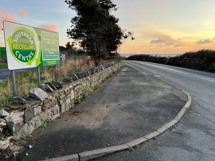 Entrance to the Southern Civic Amenity site