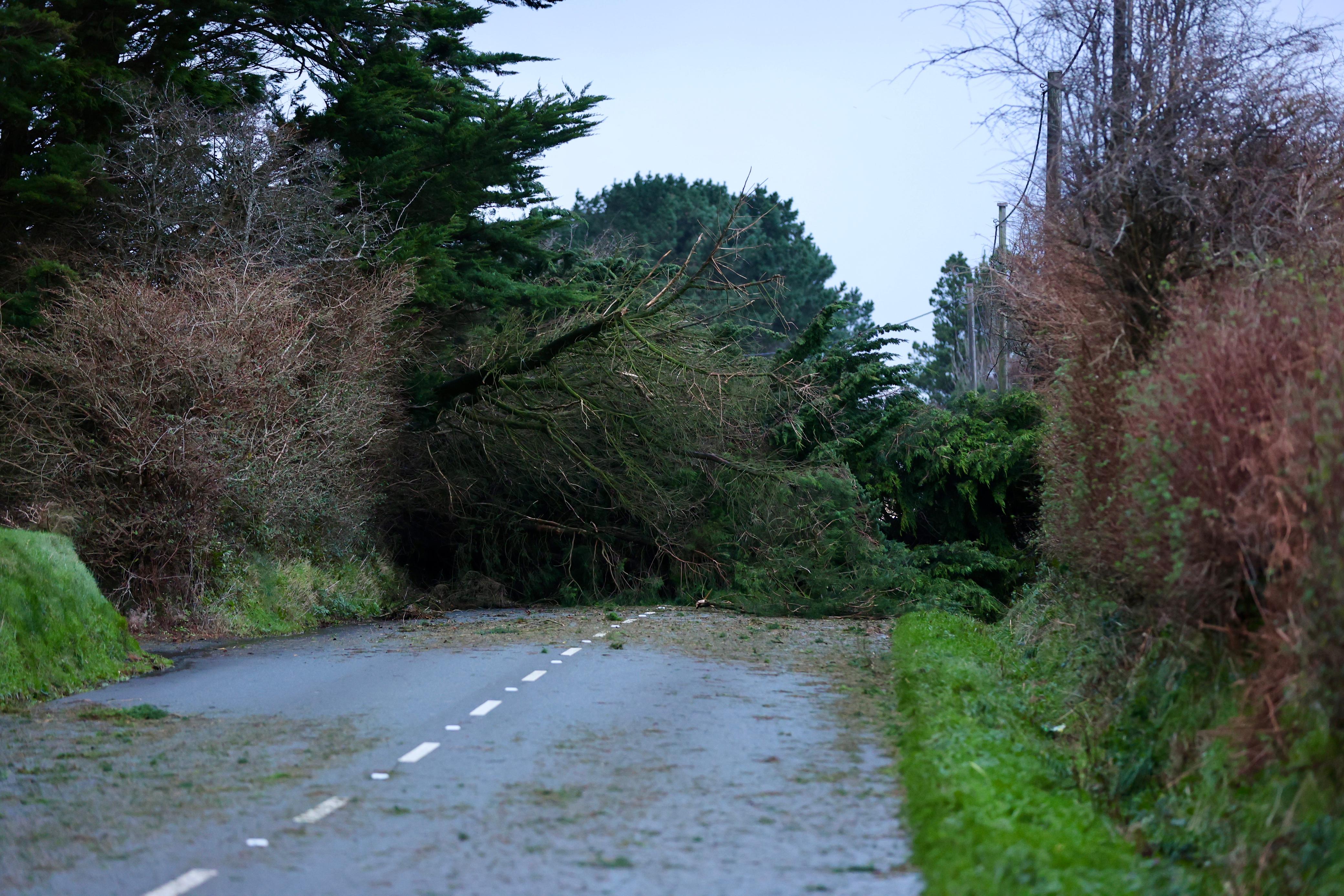 Storm Darragh Full list of roads closed or blocked across the Isle of