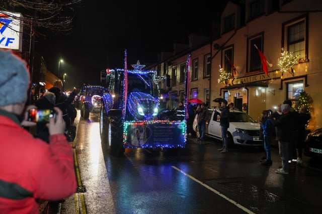 Crowds line the streets for annual Young Farmers Christmas Tractor Run