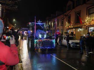 Crowds line the streets for annual Young Farmers Christmas Tractor Run
