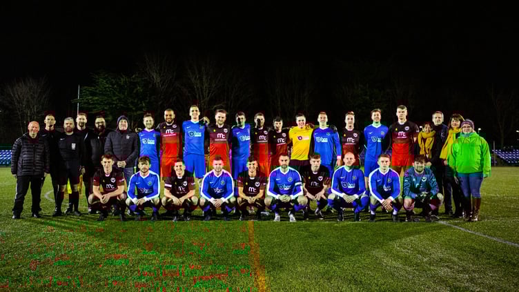 Isle of Man FA v FC Isle of Man in a charity match at the Bowl (Photo: Gary Weightman)